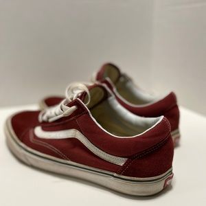 Vans old school burgundy men’s 12
